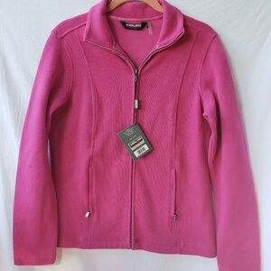 Magenta full zip Jacket